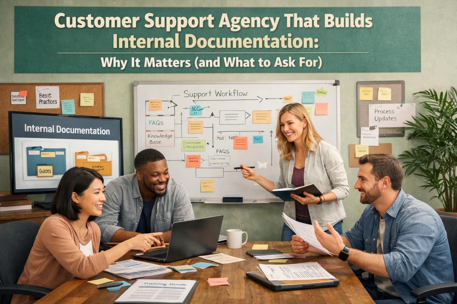 Customer support agency documentation and support processes collaboration