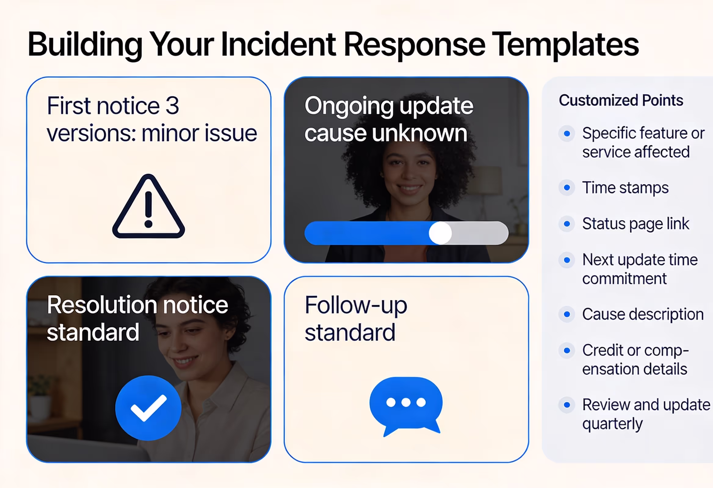 Sample saas outage communication email template with clear incident notification language