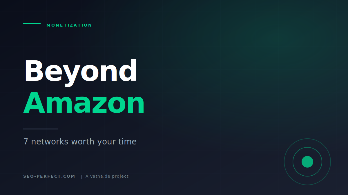 Best affiliate networks 2026: 7 alternatives to Amazon Associates with commission rates compared