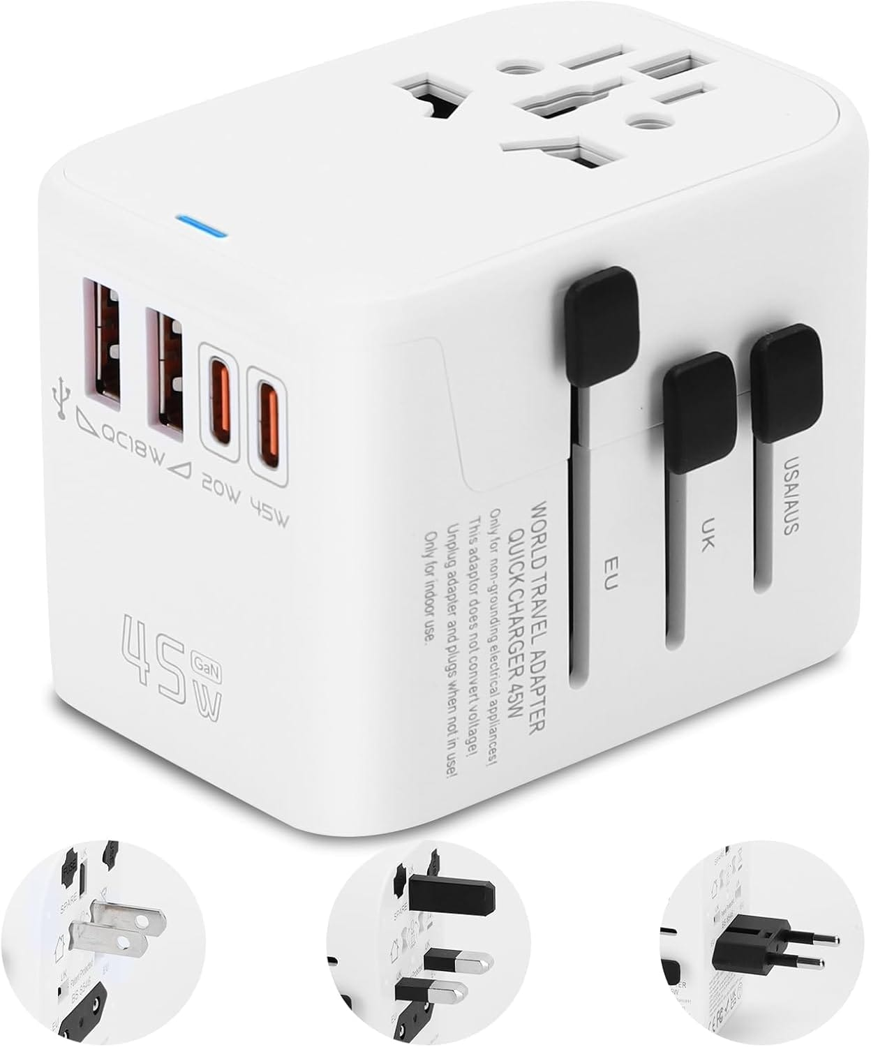 Travel Smart: The Ultimate 5-in-1 Universal Travel Adapter Review