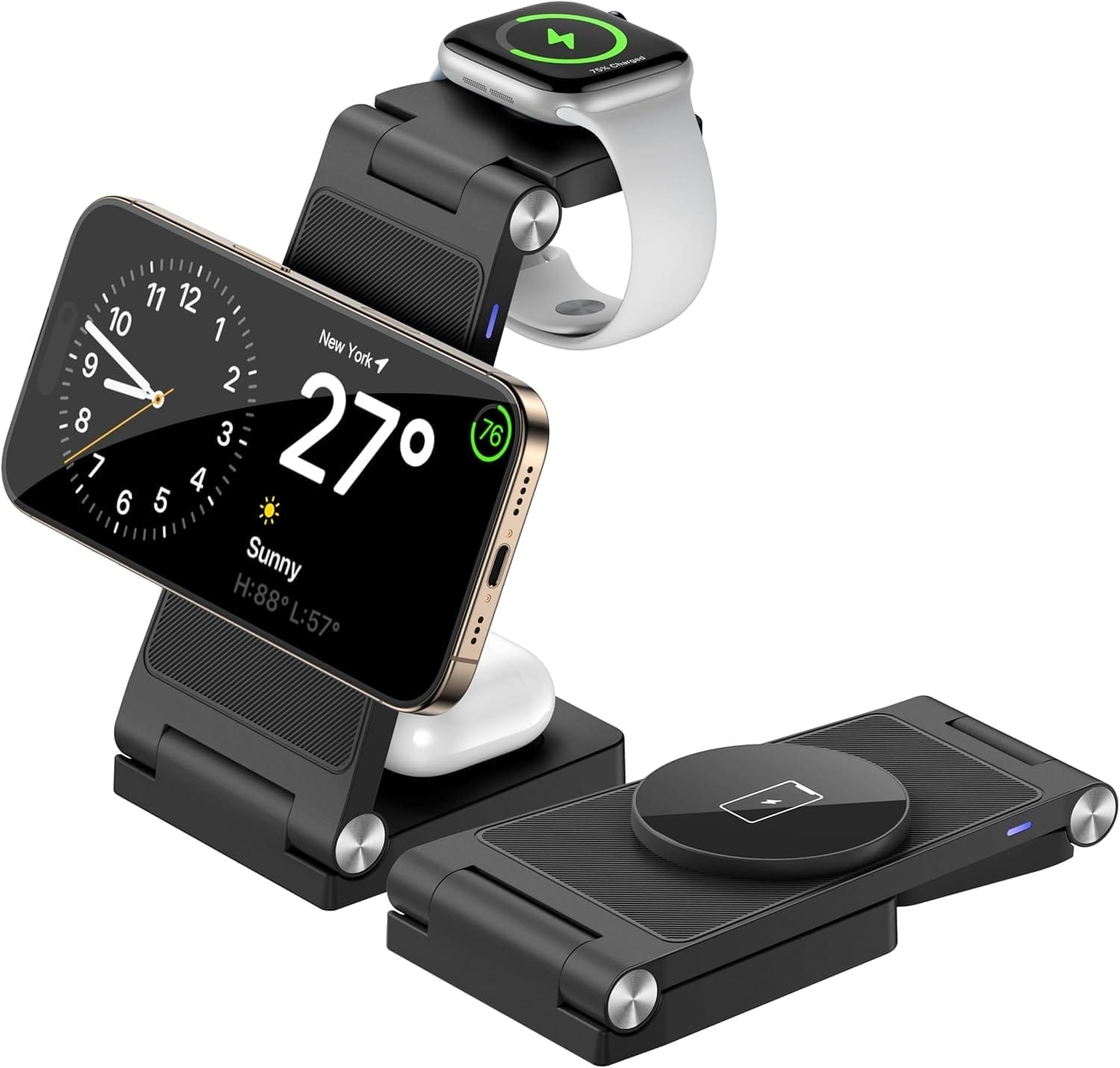Unleash Convenience: The Ultimate 3-in-1 Magnetic Wireless Charger Stand Review!