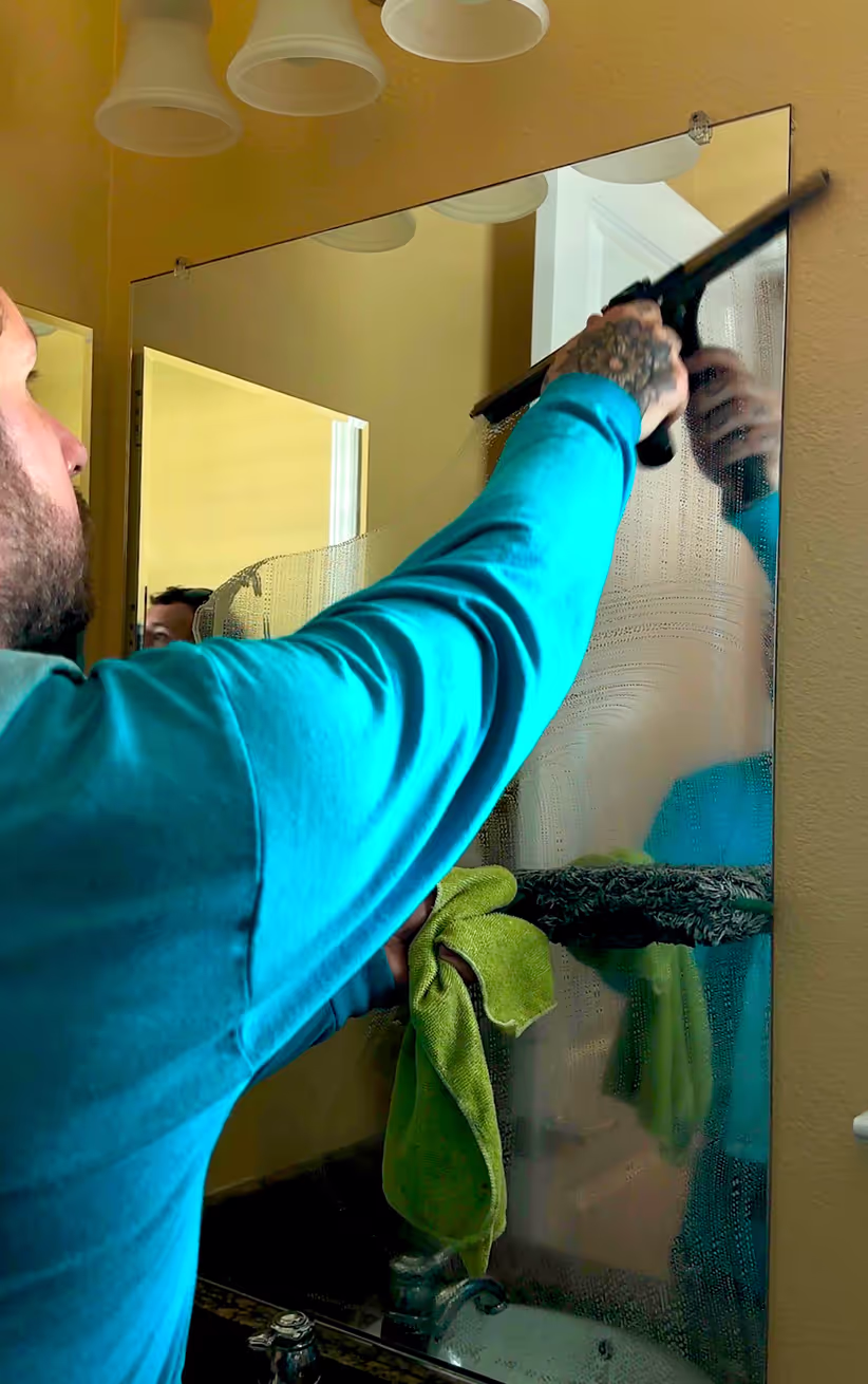 Professional window cleaning service