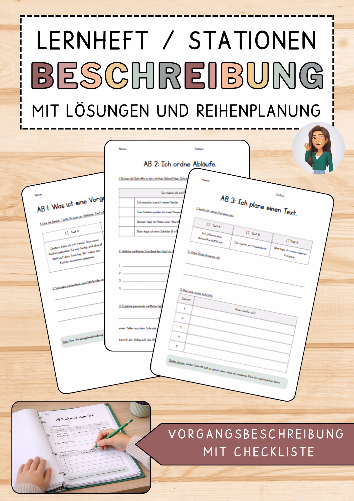 Vorgangsbeschreibung: Unterrichtsreihe für Deutsch in der Grundschule