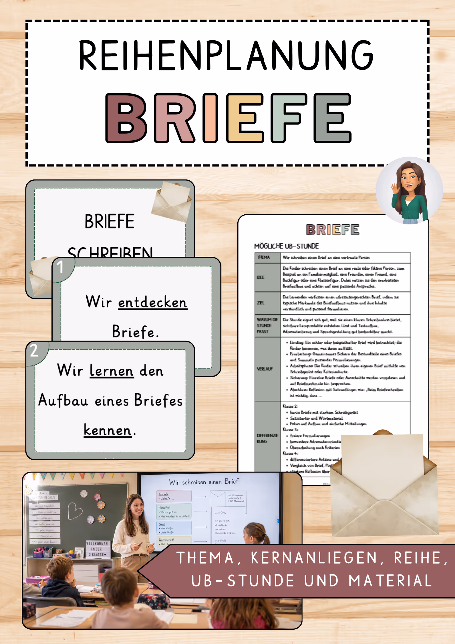 Unterrichtsentwurf Briefe schreiben Unterrichtsentwurf Briefe schreiben