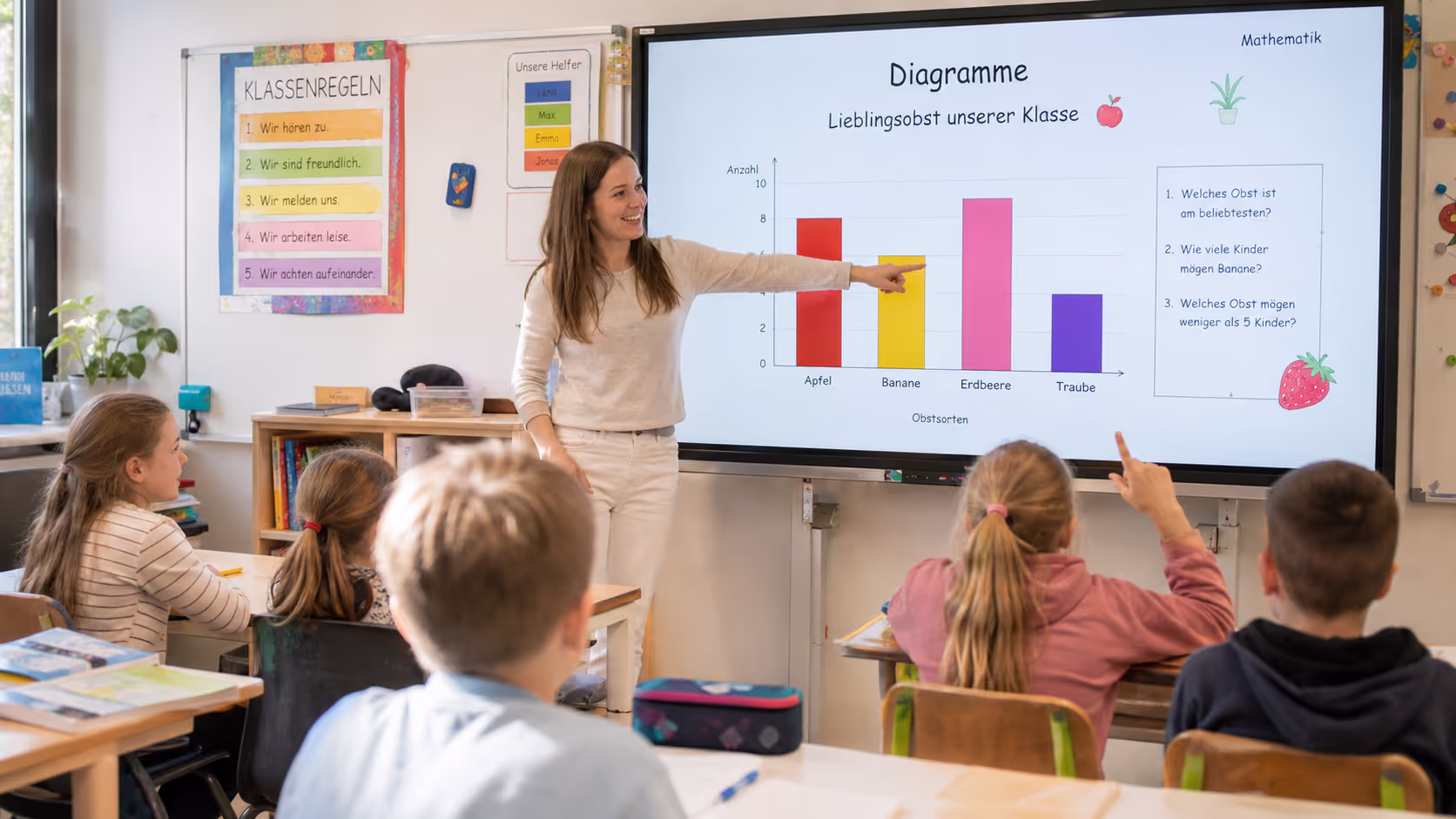 Diagramme im Matheunterricht: Unterrichtsreihe für Klasse 3/4