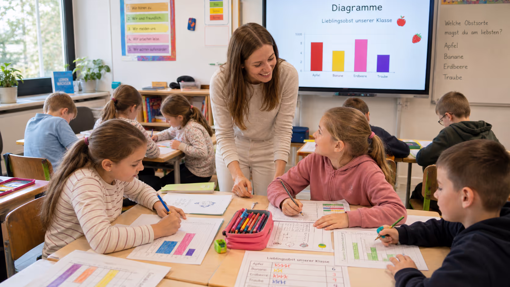 Diagramme im Matheunterricht: Unterrichtsreihe für Klasse 3/4 Diagramme im Matheunterricht: Unterrichtsreihe für Klasse 3/4
