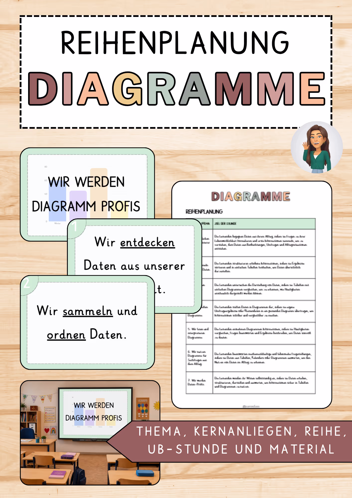 Diagramme im Matheunterricht: Unterrichtsreihe für Klasse 3/4 Diagramme im Matheunterricht: Unterrichtsreihe für Klasse 3/4