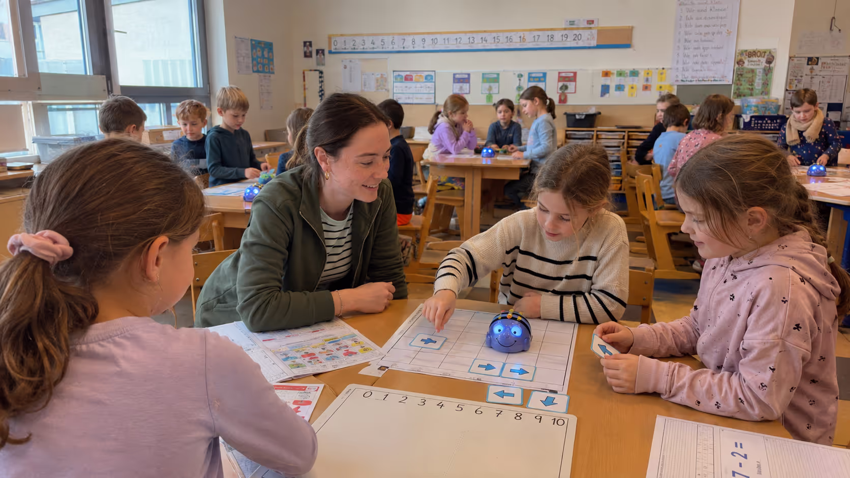 Unterrichtsentwurf Blue-Bots