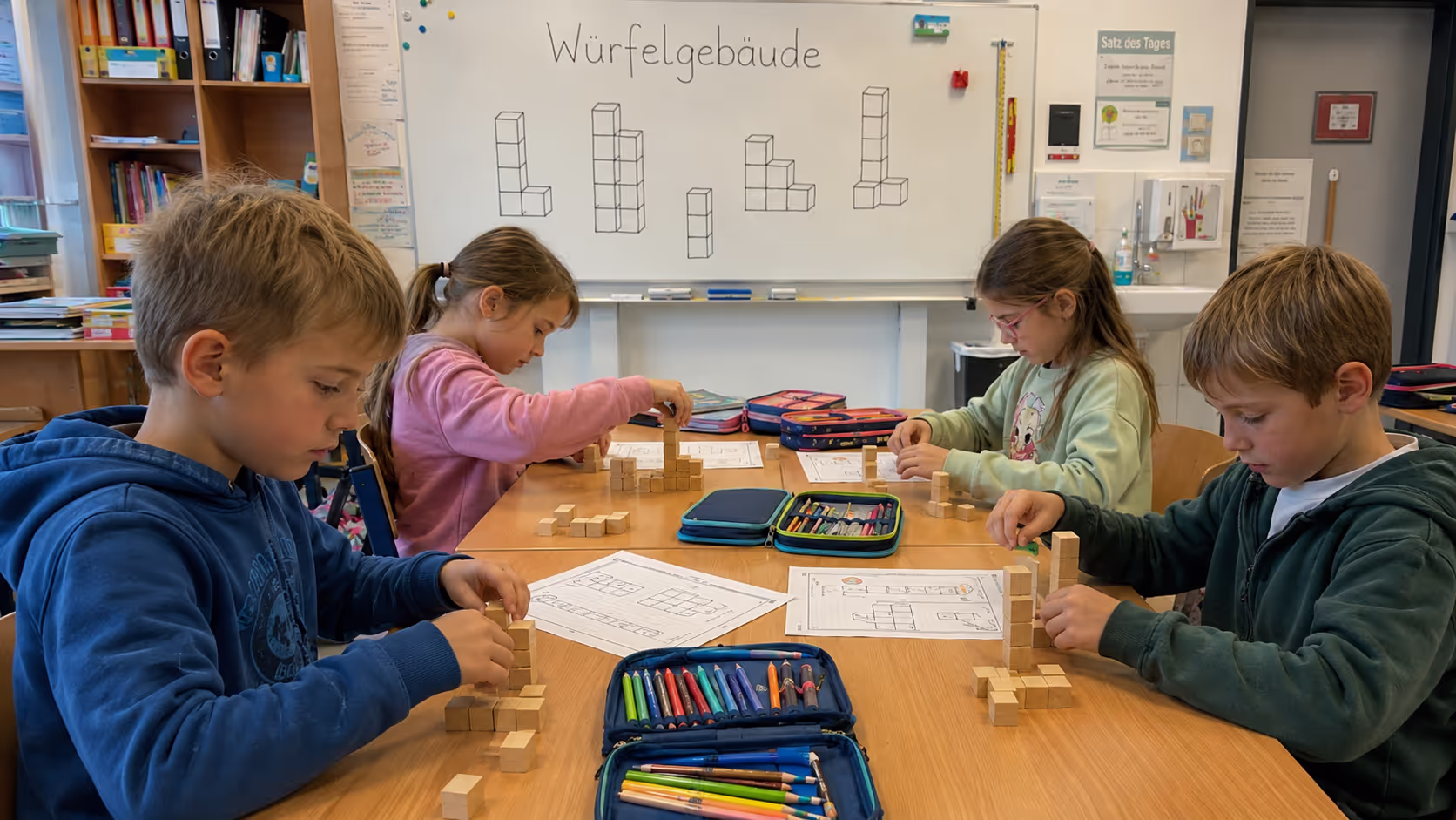 Unterrichtsentwurf Würfelgebäude Unterrichtsentwurf Würfelgebäude