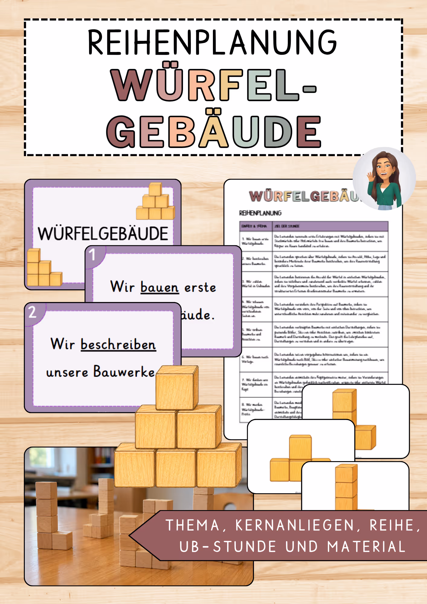 Materialpaket Würfelgebäude Materialpaket Würfelgebäude