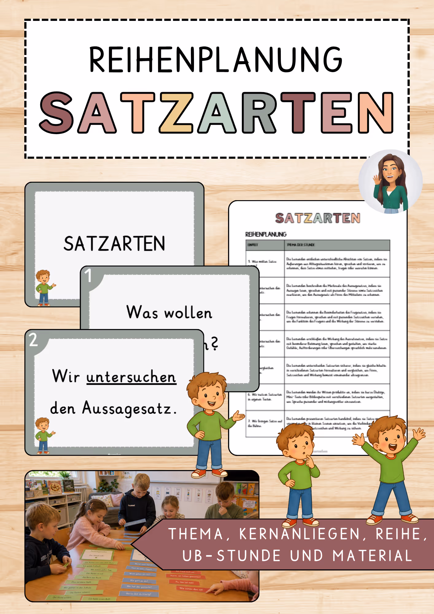Unterrichtsentwurf Satzarten