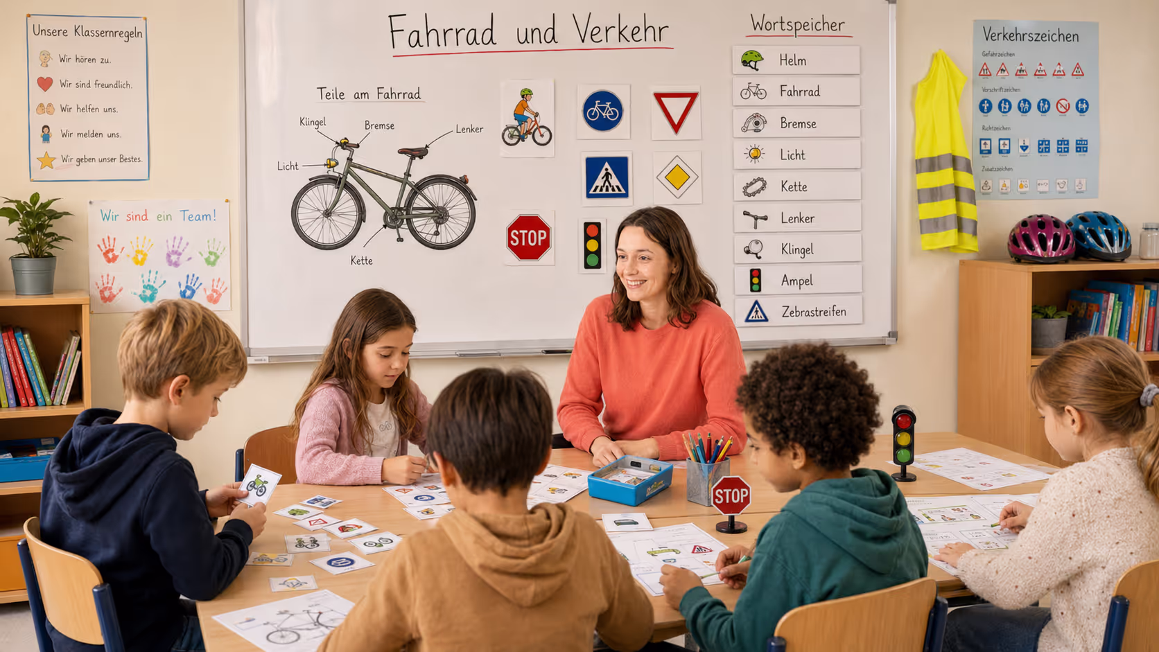 Unterrichtsentwurf Verkehrserziehung Radfahren