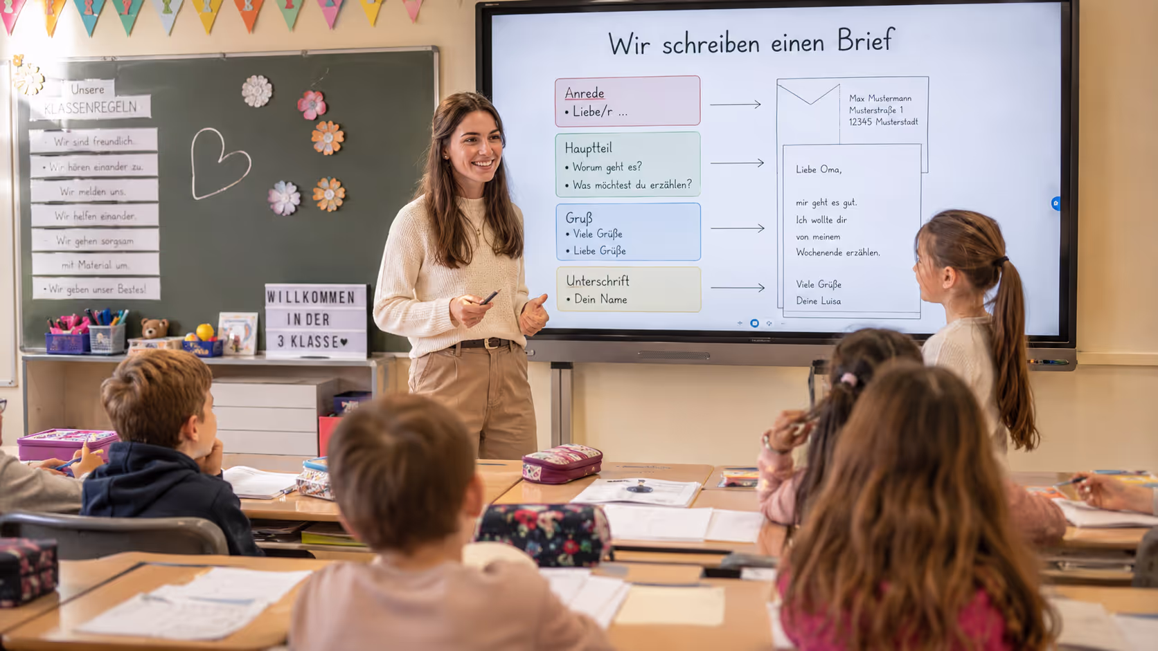Unterrichtsentwurf Briefe schreiben - 1