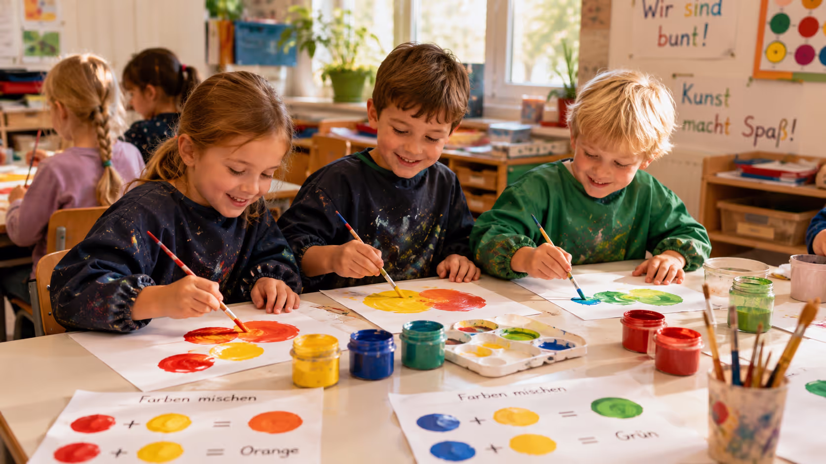 Unterrichtsentwurf Farben Mischen