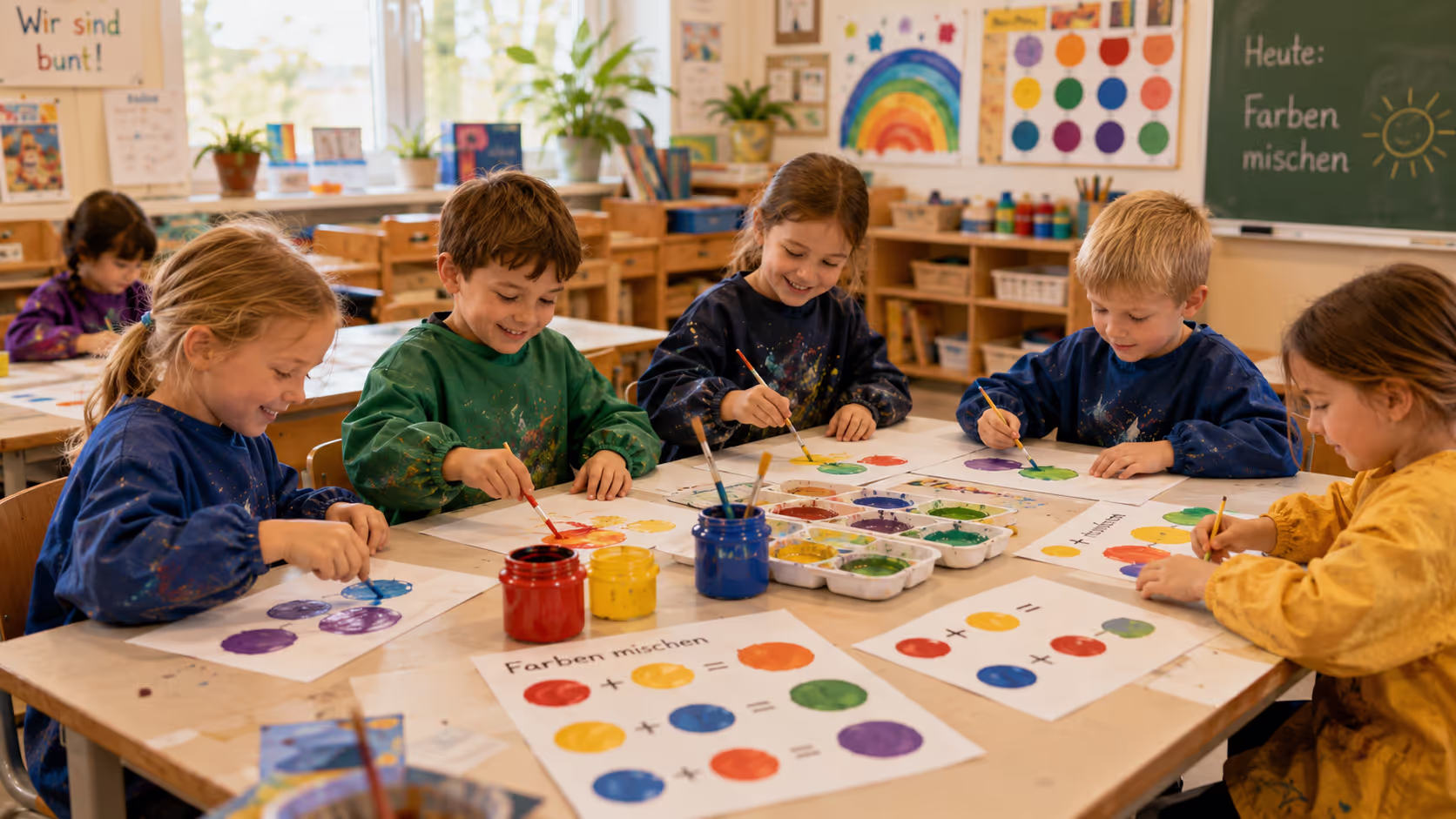 Unterrichtsentwurf Farben Mischen