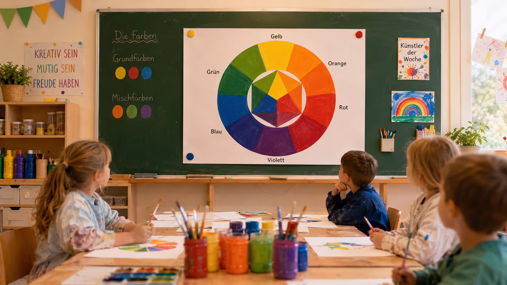 Unterrichtsentwurf Farben Mischen