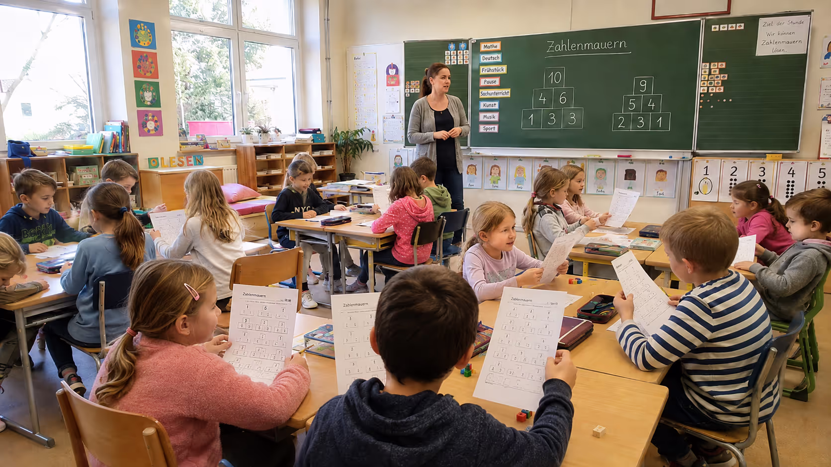 Unterrichtsentwurf Zahlenmauern