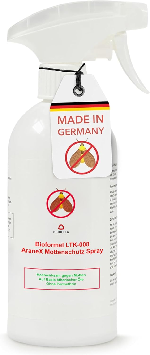 BIODELTA Mottenspray: Effektiver Schutz gegen Motten für Ihren Kleiderschrank!