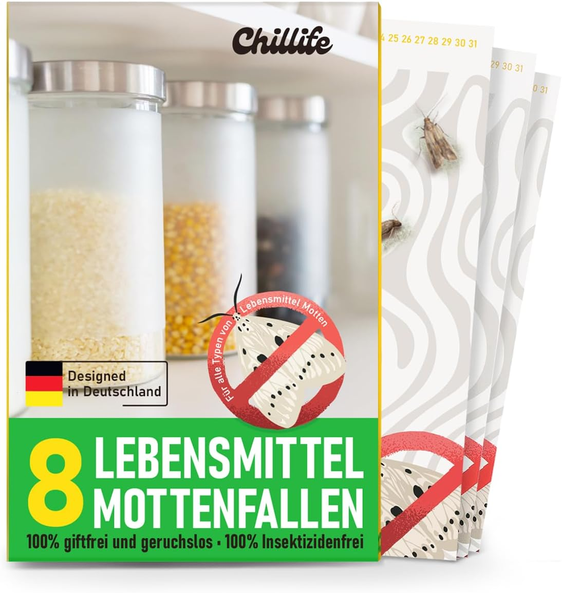 Effektiv gegen Lebensmittelmotten: Chillife Mottenfalle Set im Test!