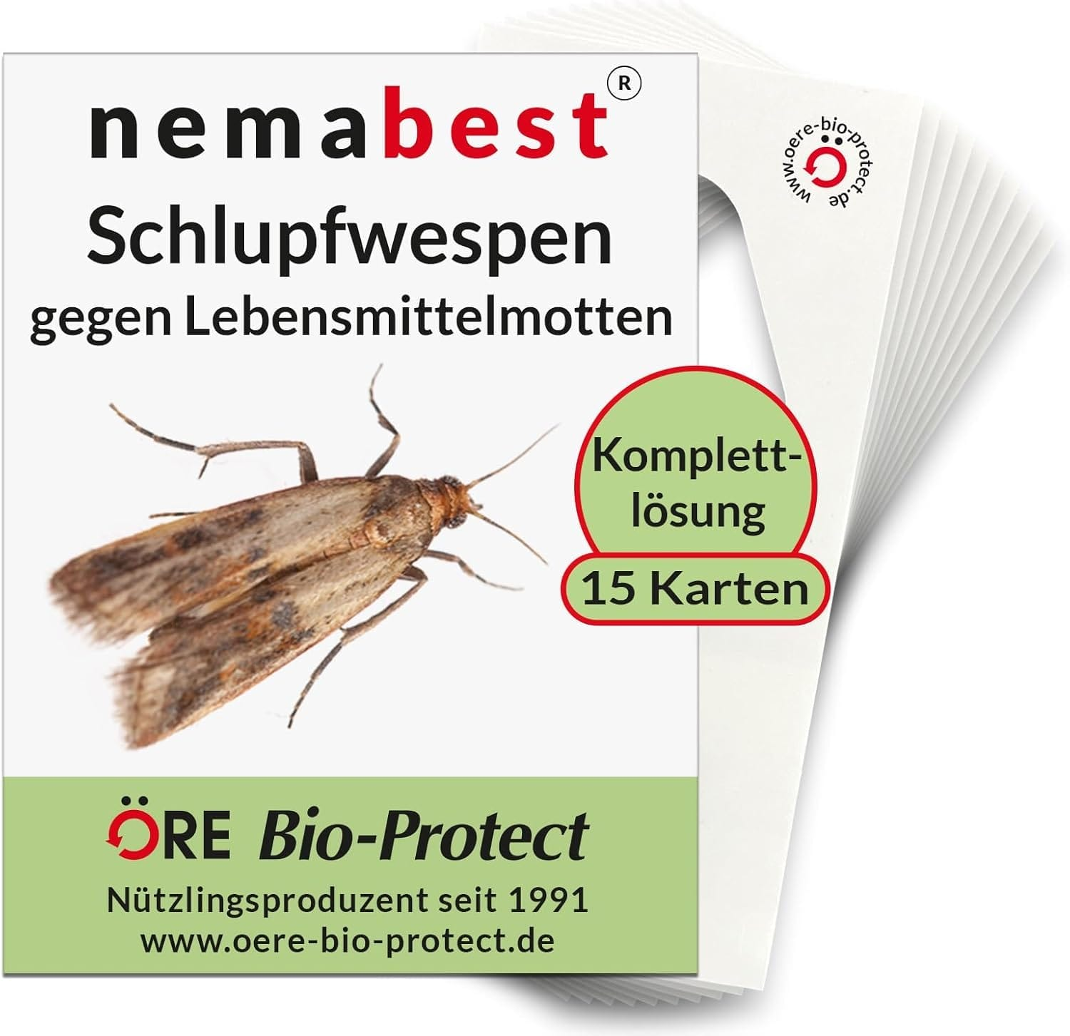 Effektiver Schutz gegen Lebensmittelmotten: nemabest® Schlupfwespen im Test