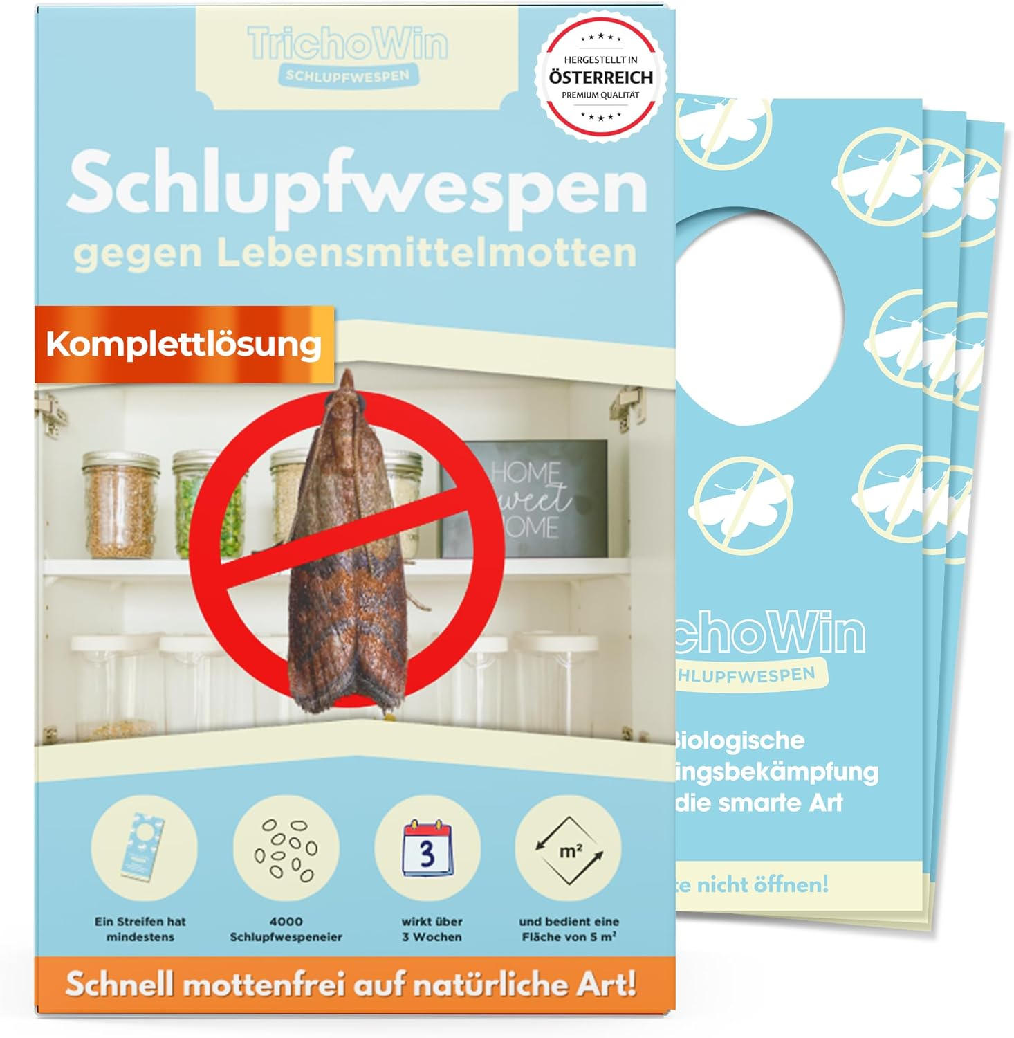 Effektiver Schutz gegen Lebensmittelmotten: Trichowin Schlupfwespen im Test