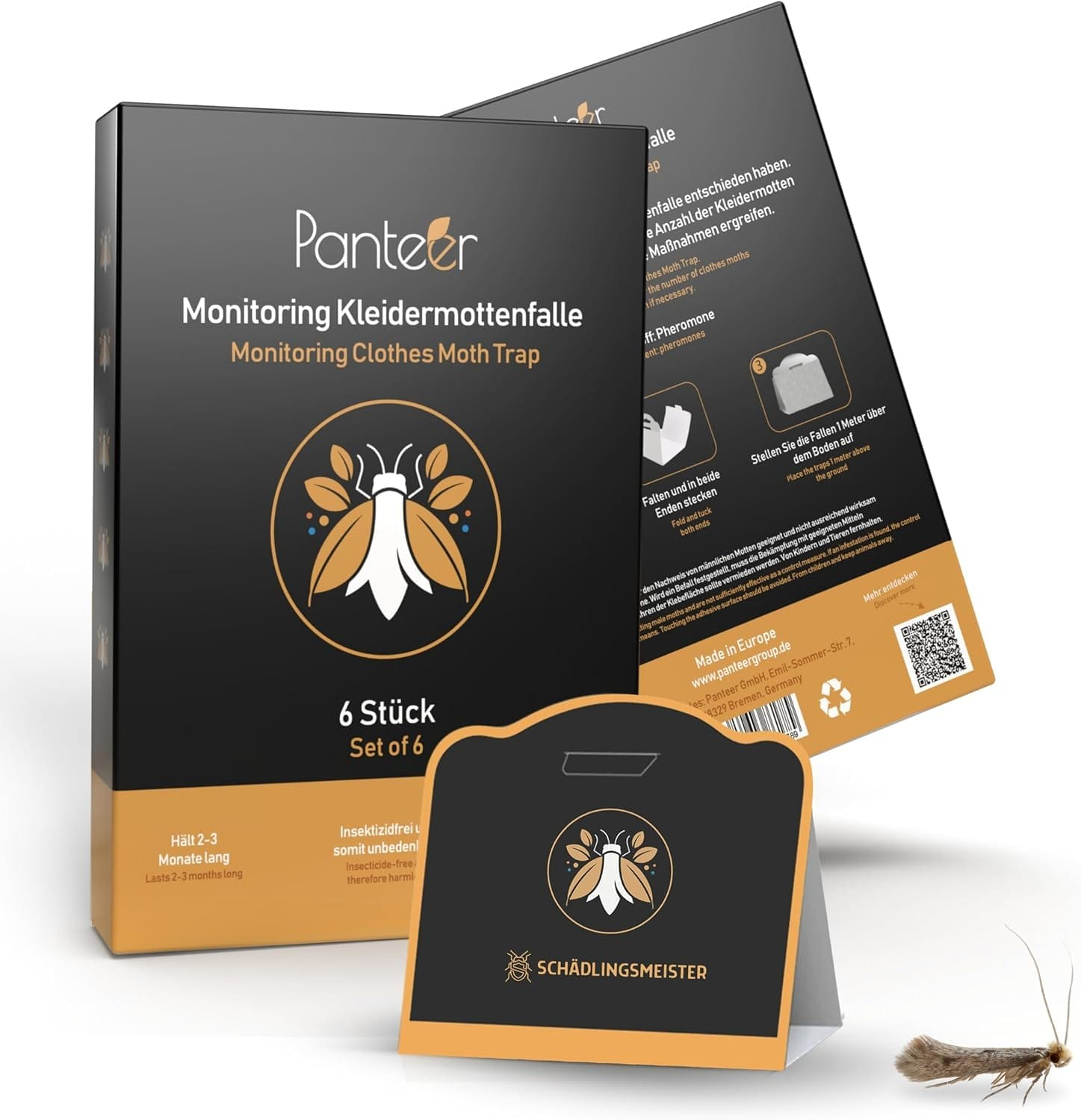 Effektiver Schutz vor Kleidermotten: Panteer SCHÄDLINGSMEISTER® Mottenfalle im Test