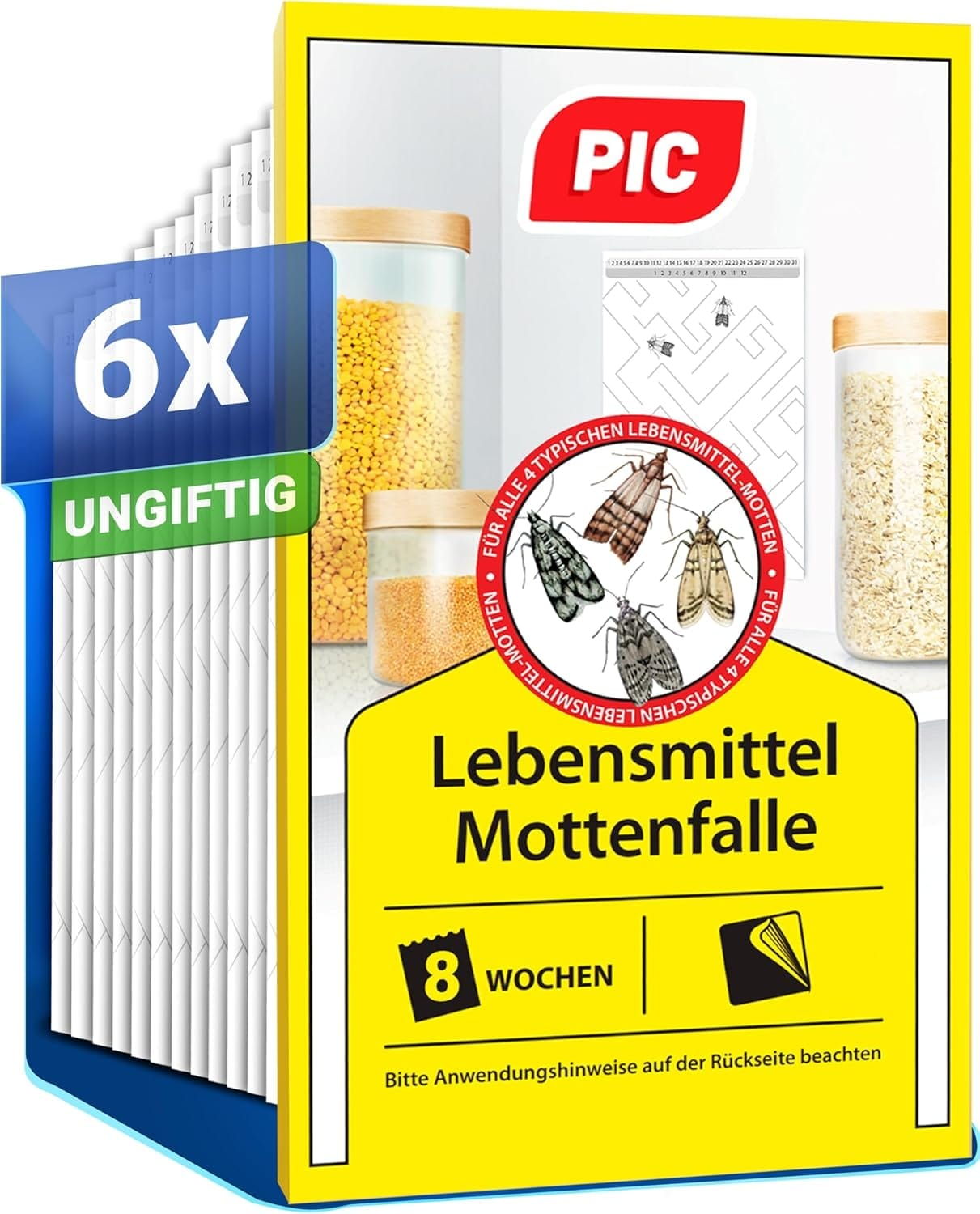 Effektiver Schutz vor Lebensmittelmotten: Die PIC Falle im Test