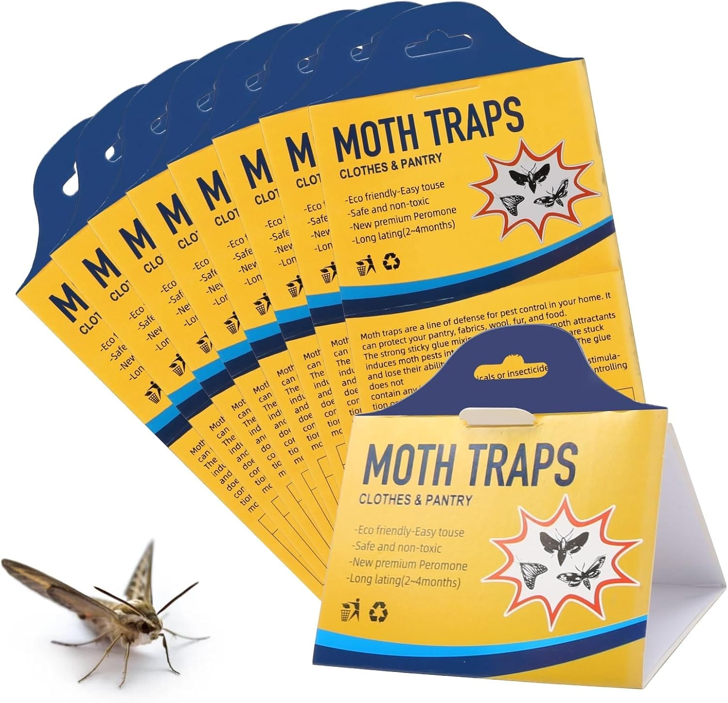 HAKOTOM Lebensmittelmottenfalle: Effektiver Schutz gegen Motten im Kleiderschrank!