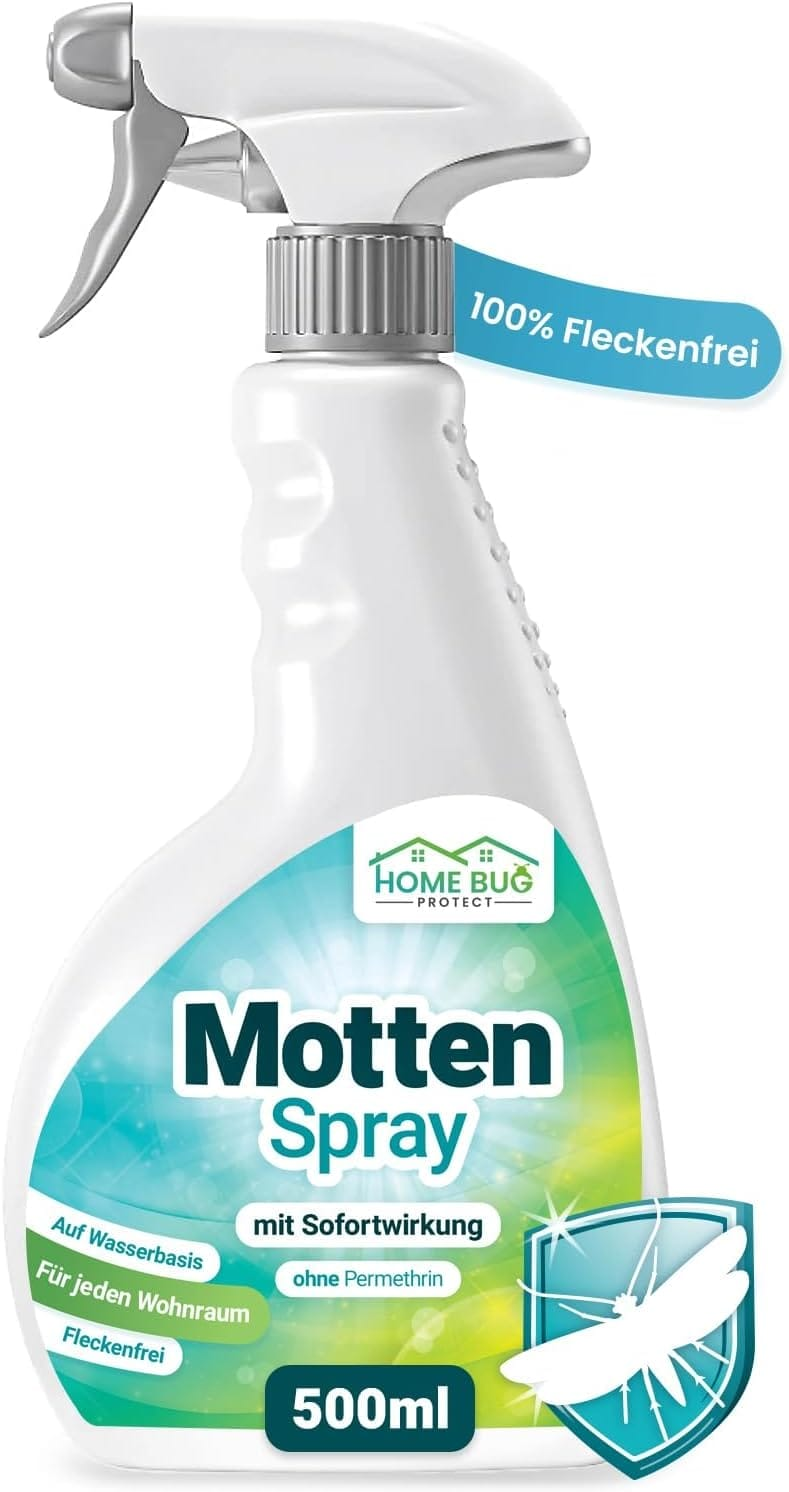 HomeBugProtect Motten Spray: Der ultimative Schutz gegen Kleider- und Lebensmittelmotten!