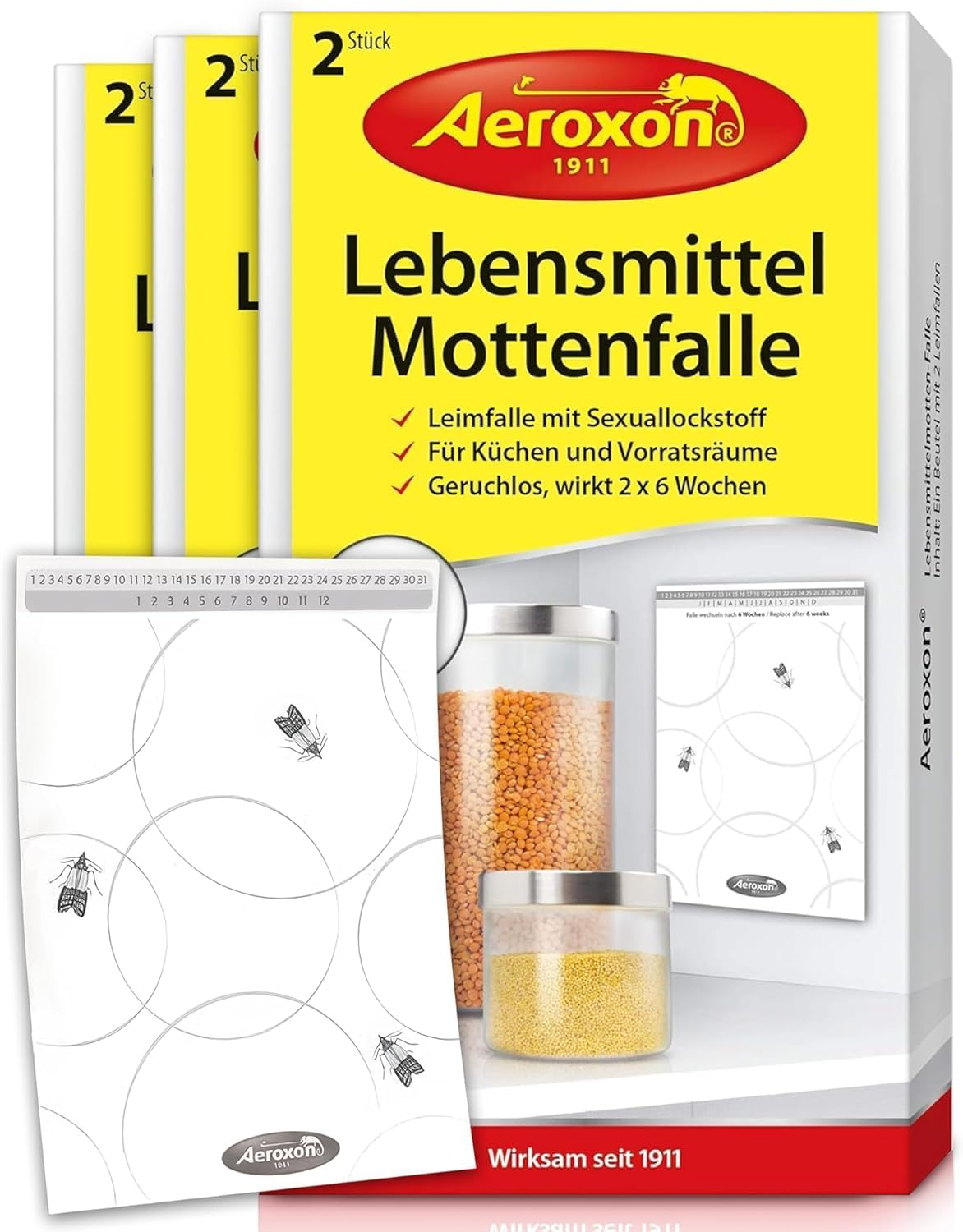 Lebensmittelmotten Ade: AEROXON Dreierpack im Test!
