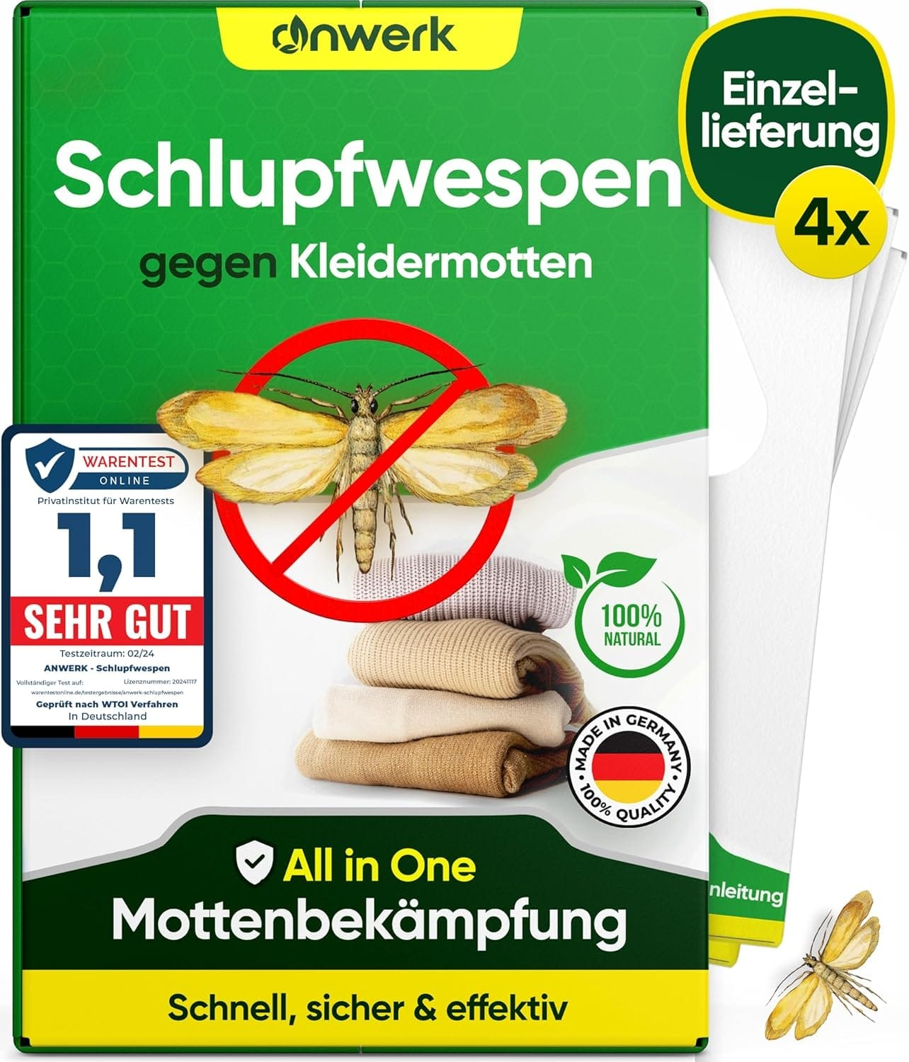 Schlupfwespen gegen Kleidermotten: Die effektive Alternative!