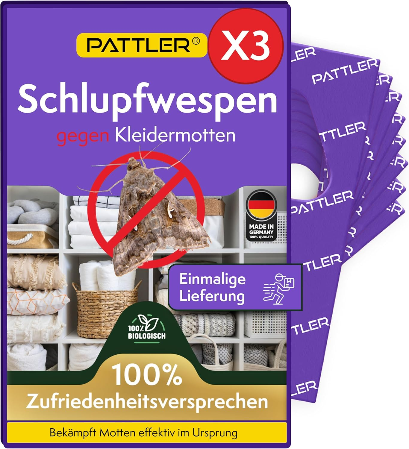 Schlupfwespen gegen Kleidermotten: Die effektive Lösung für mottenfreie Kleidung!
