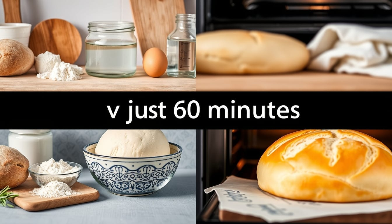 Schnelle Genussmomente: In nur 60 Minuten zum frisch gebackenen Brot!