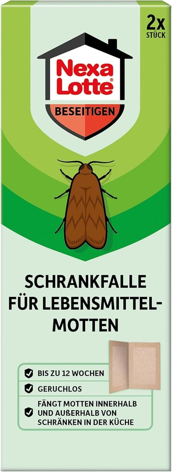 Schutz vor Lebensmittelmotten: Effektive Nexa Lotte Schrankfalle im Test!