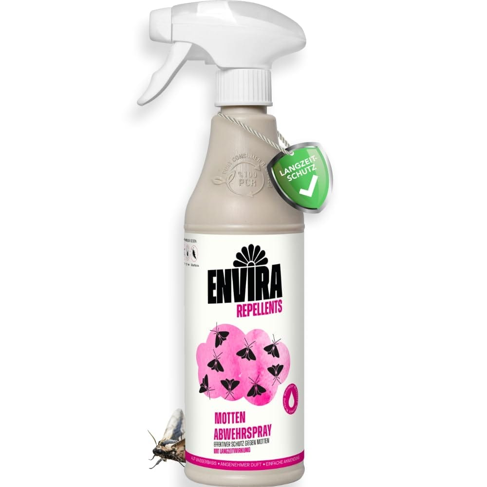 Envira Motten Abwehrspray: Effektiver Schutz gegen Kleidermotten und Lebensmittelmotten