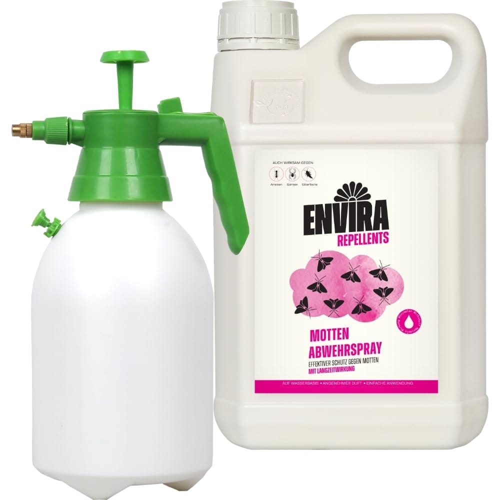 Envira Motten Abwehrspray: Effektiver Schutz gegen Kleidermotten & Lebensmittelmotten