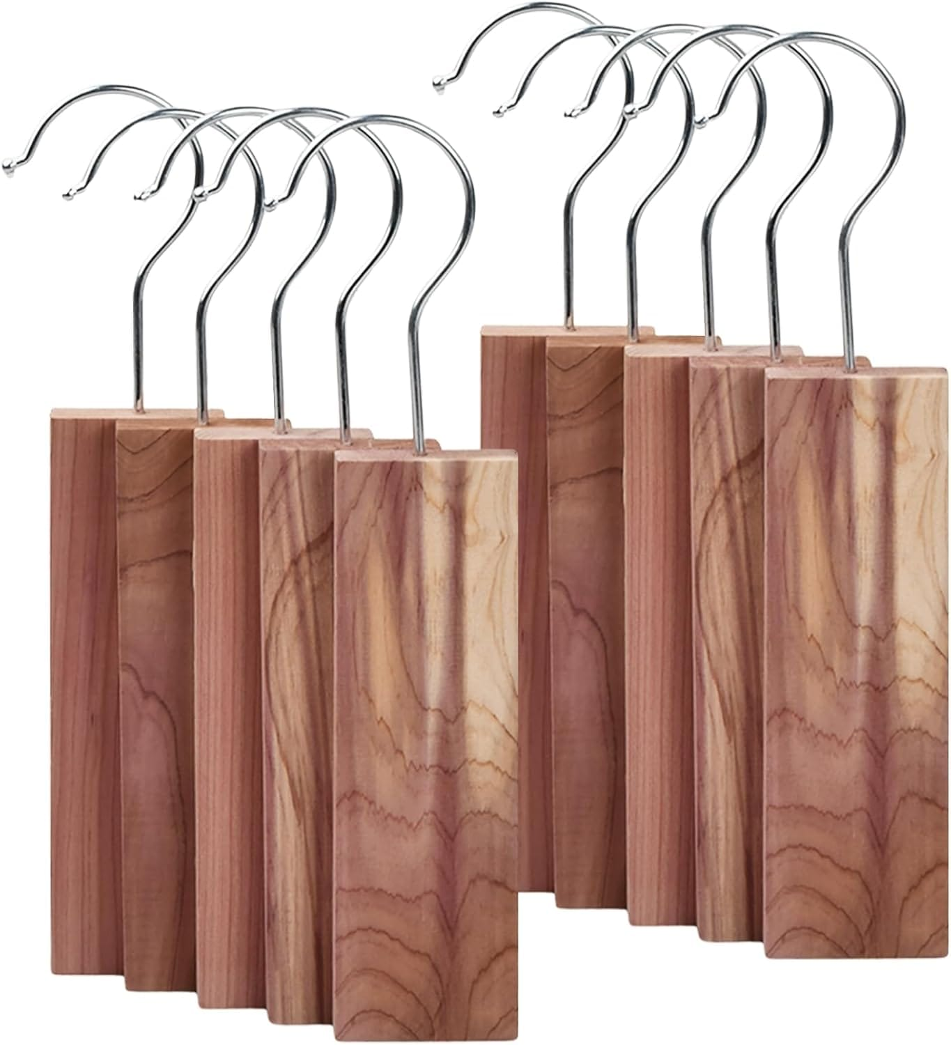 Zedernholz-Haengerbloecke: Der natürliche Schutz gegen Motten mit entspannendem Duft