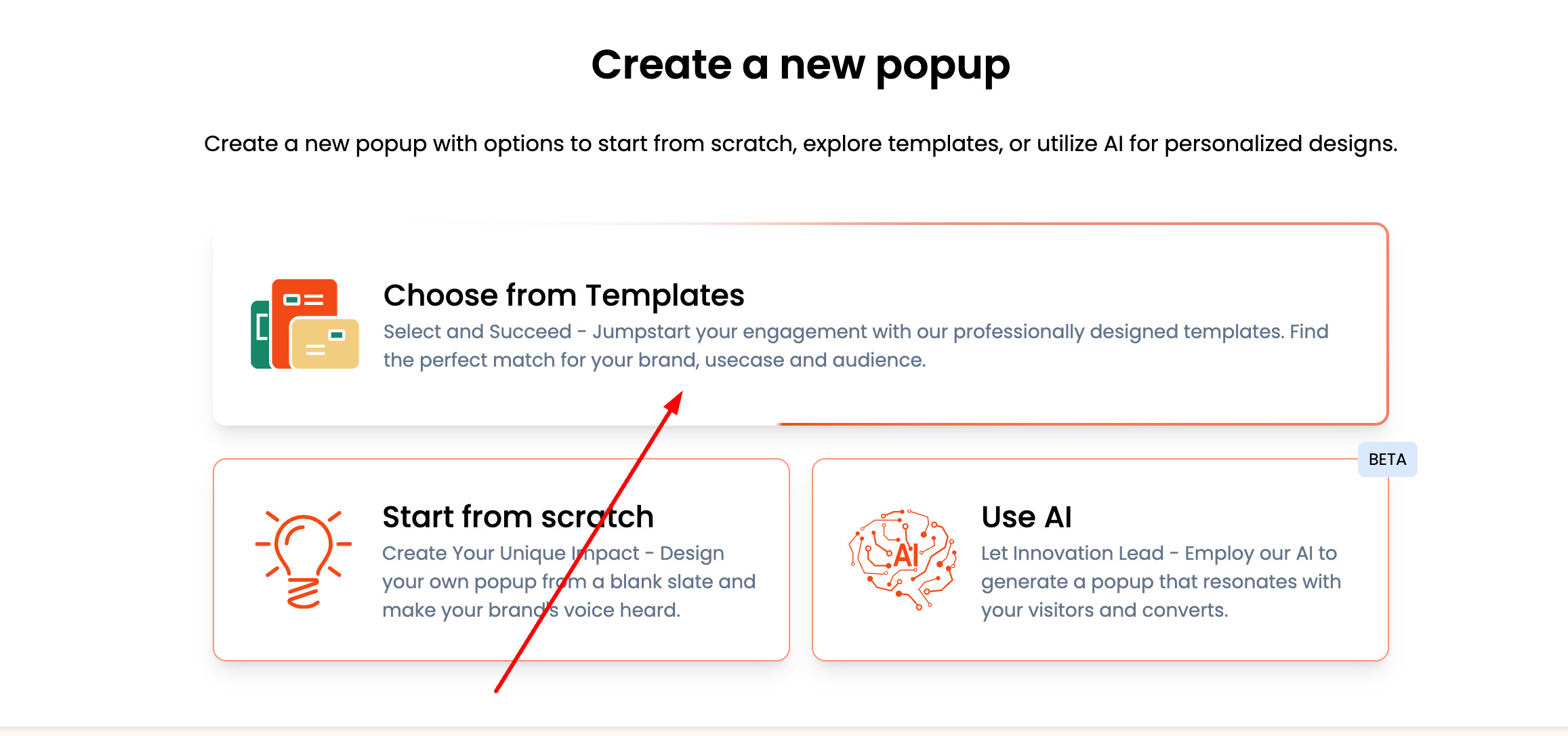 Create Popups