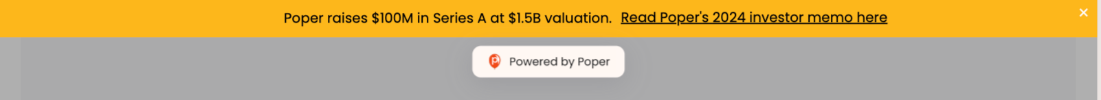 Header Popups