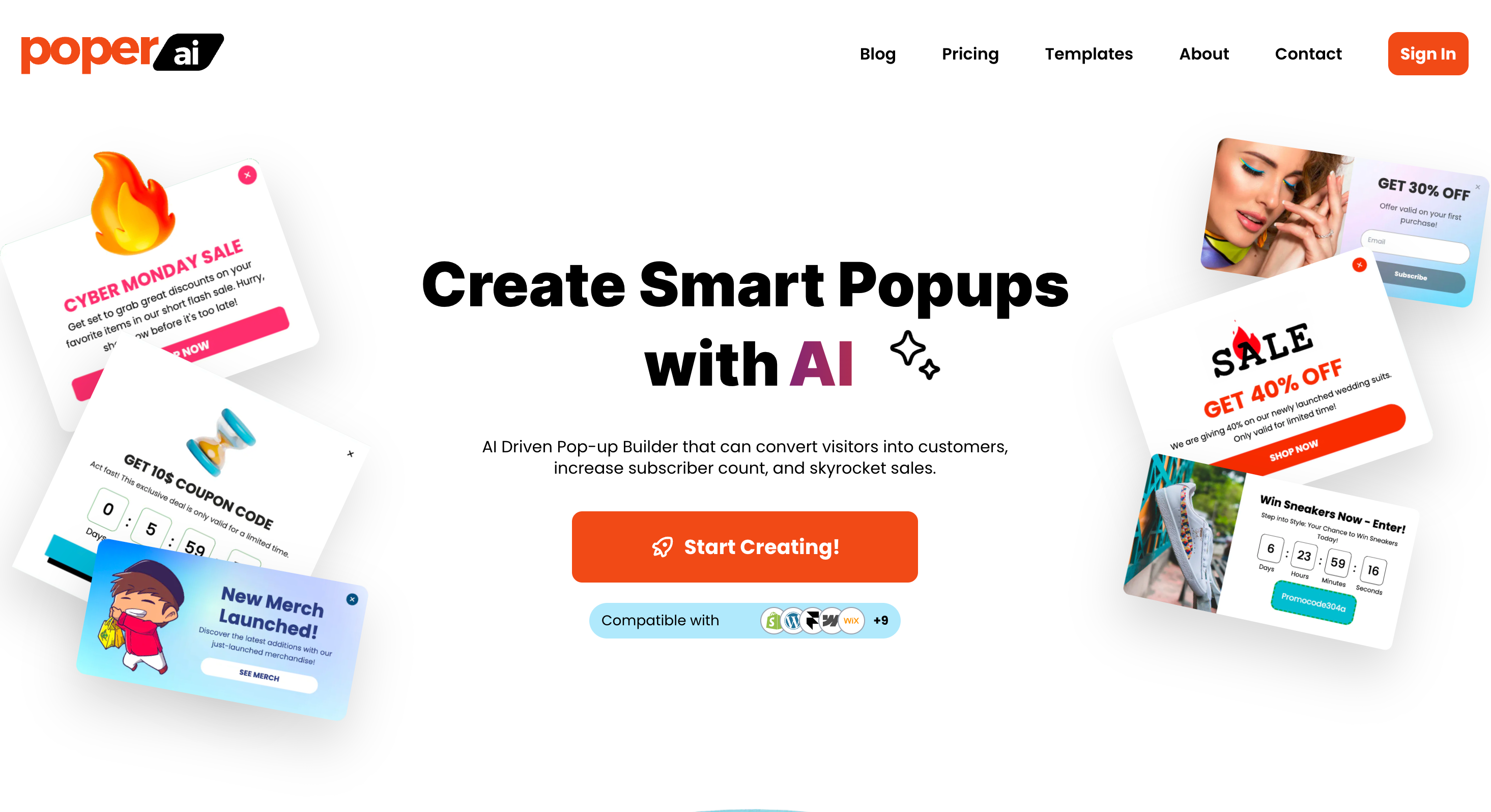 Leveraging Poper for Free Sample Popups Leveraging Poper for Free Sample Popups