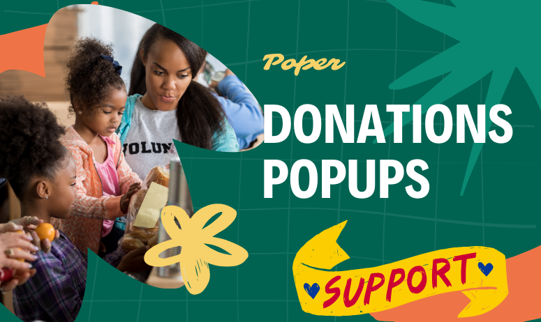 Requesting Donations via Popups
