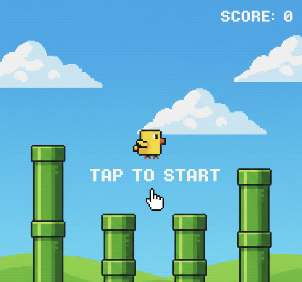 Classic Arcade-Style Games (Flappy Bird, Memory Match)