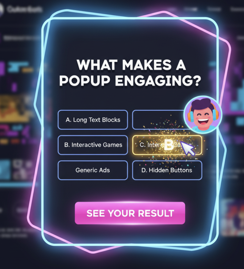 Quiz and Trivia Popups