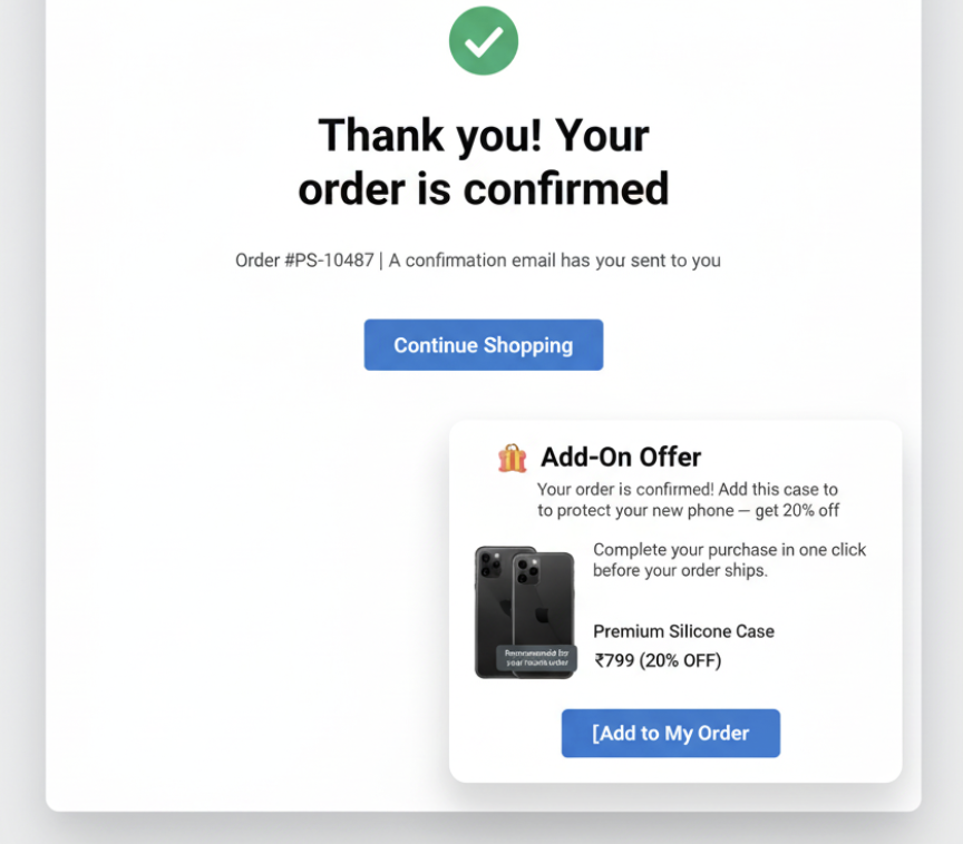 Post-Purchase Add-On Popups