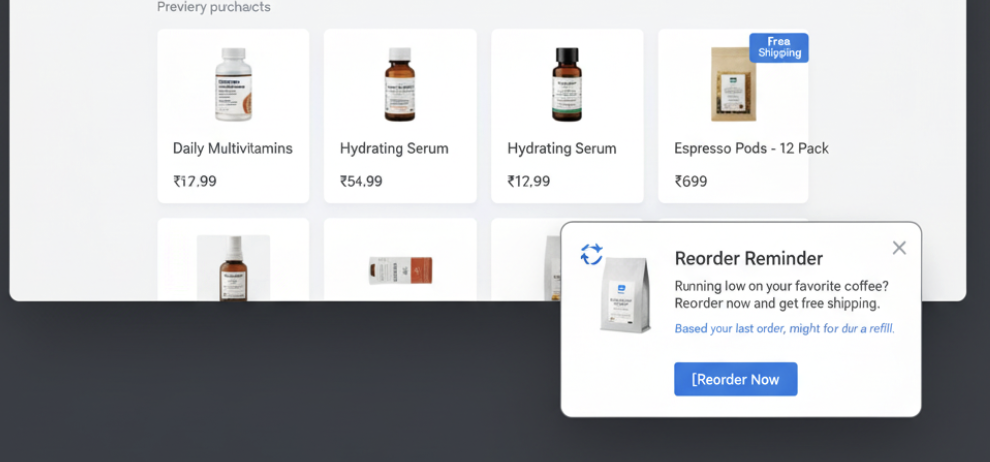Reorder Reminder Popups