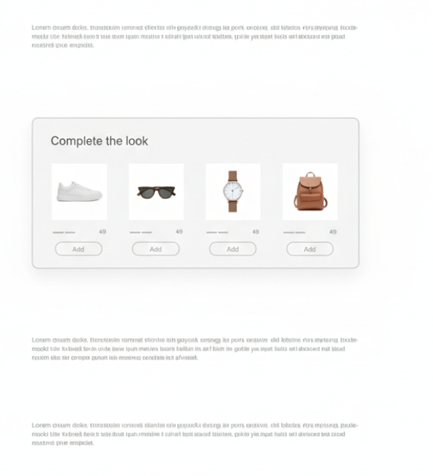 Inline Product Recommendation Blocks Inline Product Recommendation Blocks