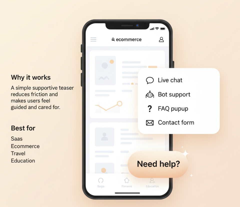 Chat / Support Teaser
