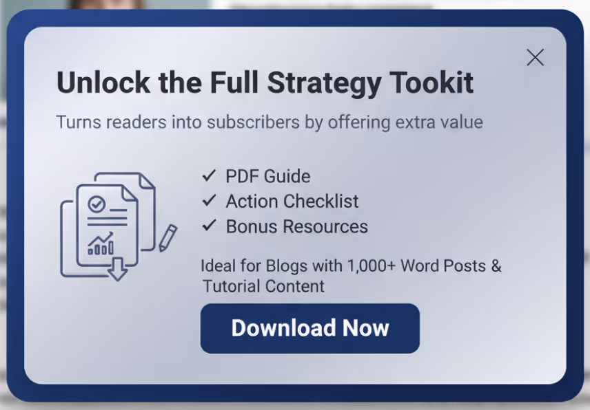 Content Upgrade Slide In Content Upgrade Slide In