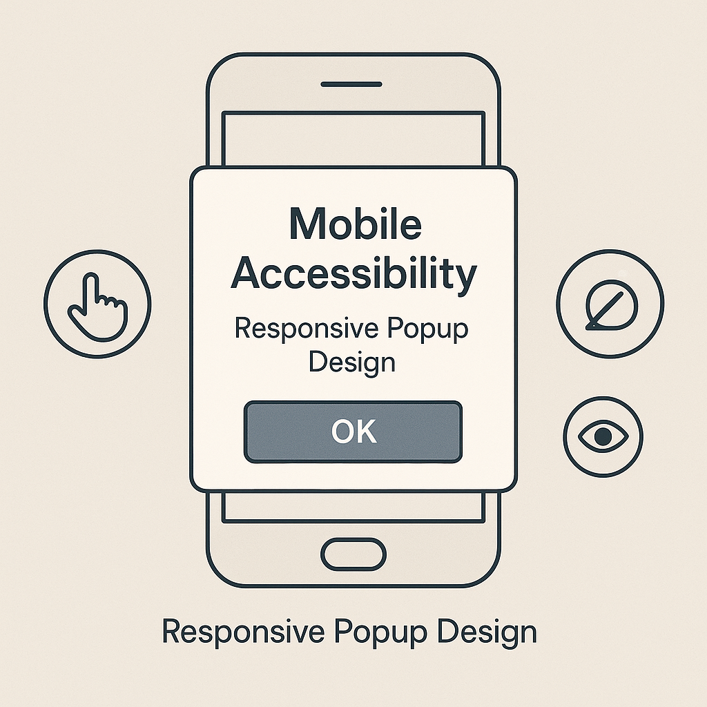 Mobile Accessibility and Responsive Popup Design