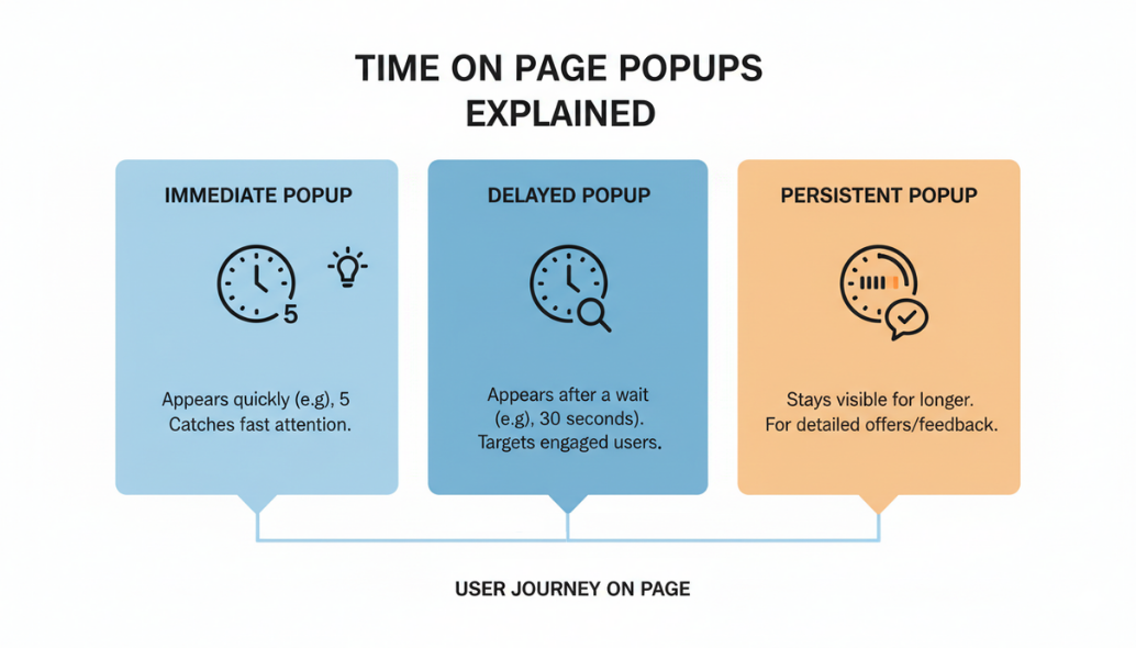 Types of Time on Page Popups
